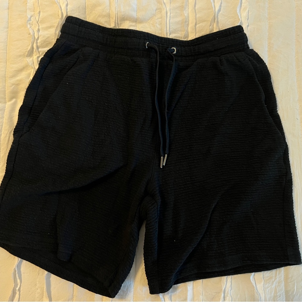 Right of Way Like New WOT Black Waffle Weave Shorts